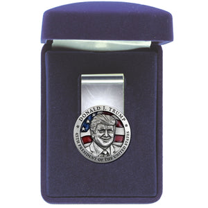 Donald Trump w/ Flag Money Clip