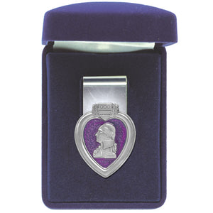 Purple Heart Money Clip