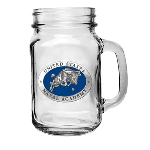 United States Naval Academy Goat Mason Jar Mug