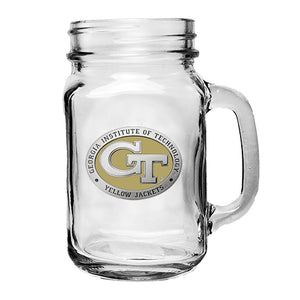 Georgia Tech GT Logo Mason Jar Mug