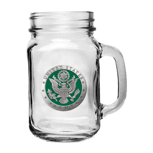 Army Mason Jar Mug