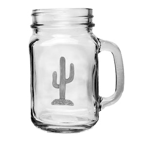 Saguaro Cactus Mason Jar Mug