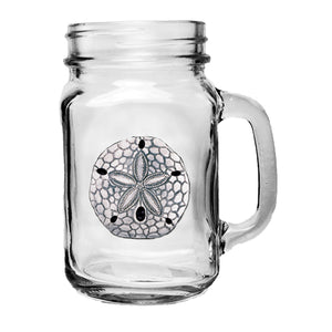Sand Dollar Mason Jar Mug