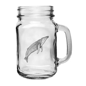 Whale Mason Jar Mug