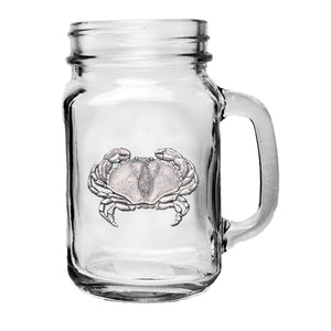 Sand Crab Mason Jar Mug