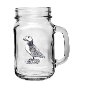 Puffin Mason Jar Mug