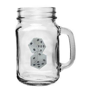 Dice Mason Jar Mug