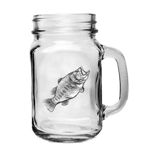 Bass Mason Jar Mug