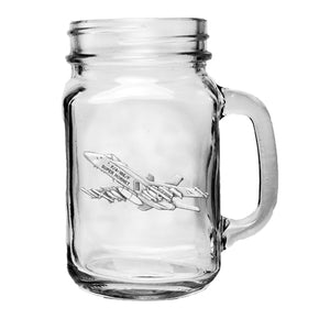 F-18 Hornet Mason Jar Mug