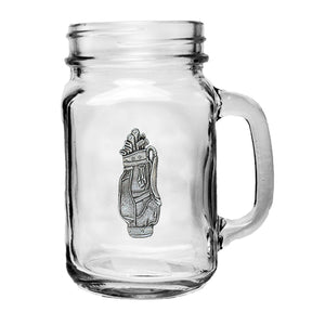 Golf Bag Mason Jar Mug