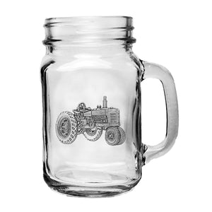 Tractor Mason Jar Mug