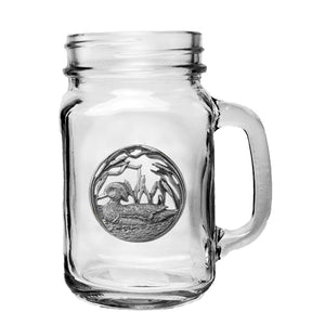 Wood Duck Mason Jar Mug