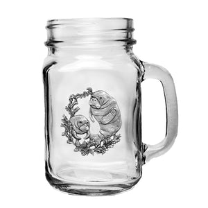 Manatee Mason Jar Mug