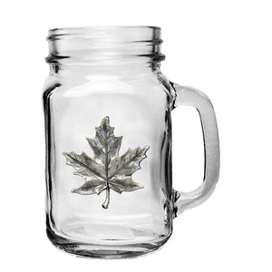 Maple Leaf Mason Jar Mug