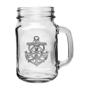 Anchor Mason Jar Mug