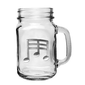 Music Note  Mason Jar Mug
