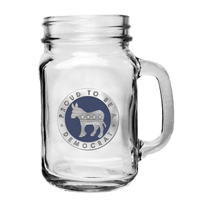 Democrat Mason Jar Mug