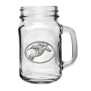 Snowboarder Mason Jar Mug