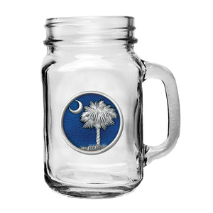 South Carolina Palmetto Mason Jar Mug