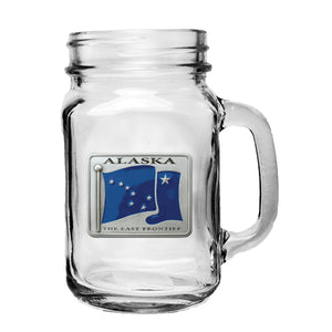 Alaska Flag Mason Jar Mug