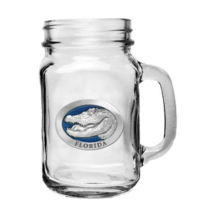 Alligator W/ Florida Mason Jar Mug
