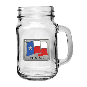 Texas Flag Mason Jar Mug
