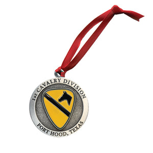 Pewter 1st Cavalry Division Ornament
