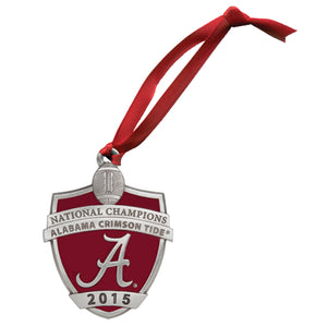 University of Alabama Crimson Tide National Champions 2015 Ornament