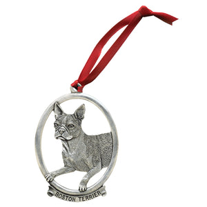 Boston Terrier Ornament