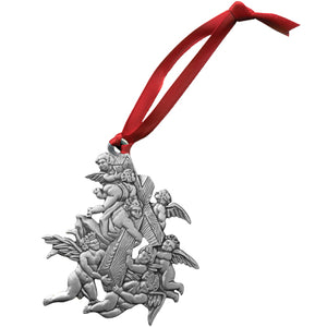 Angels With Cross Ornament