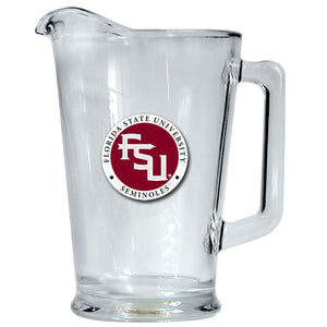 Florida State University FSU Logo Pitcher