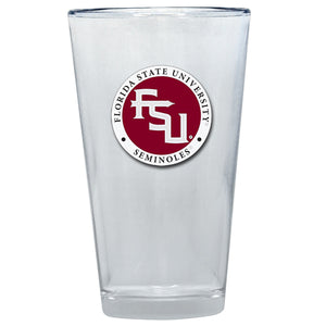 Florida State University FSU Logo Pint Glass