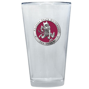 Arizona State University Sparky Logo Pint Glass