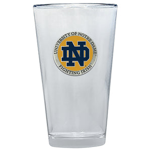 University of Notre Dame Pint Glass