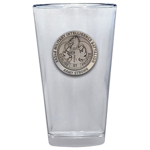 Military Intelligence Pewter Pint Glass