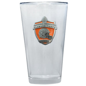 Clemson University National Champions 2016 Pint Glass