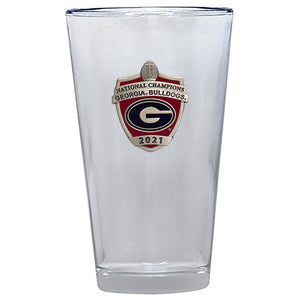 2021 Georgia Football Championship Pint Glass