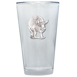 Pig Pint Glass