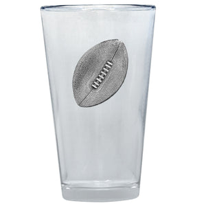 Football Pint Glass
