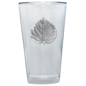Aspen Leaf Pint Glass