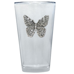 Butterfly Pint Glass
