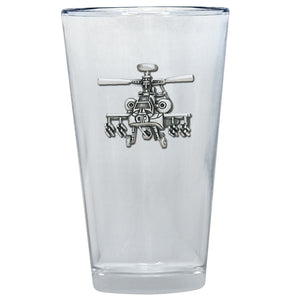 Helicopter Pint Glass