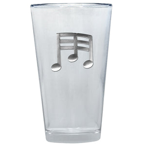Music Note Pint Glass