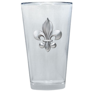 Fleur de Lis Pint Glass