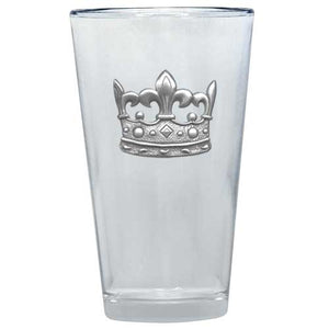 Crown Pint Glass