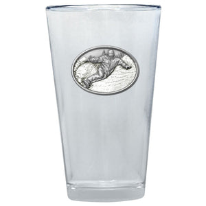 Snowboarder Pint Glass