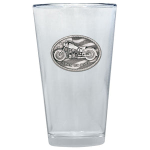 Motorcycle Pint Glass