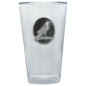 Raven Pint Glass