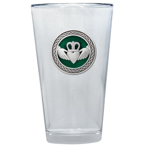Claddagh Pint Glass