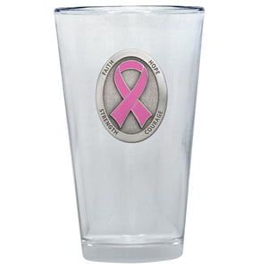 Pink Ribbon Pint Glass